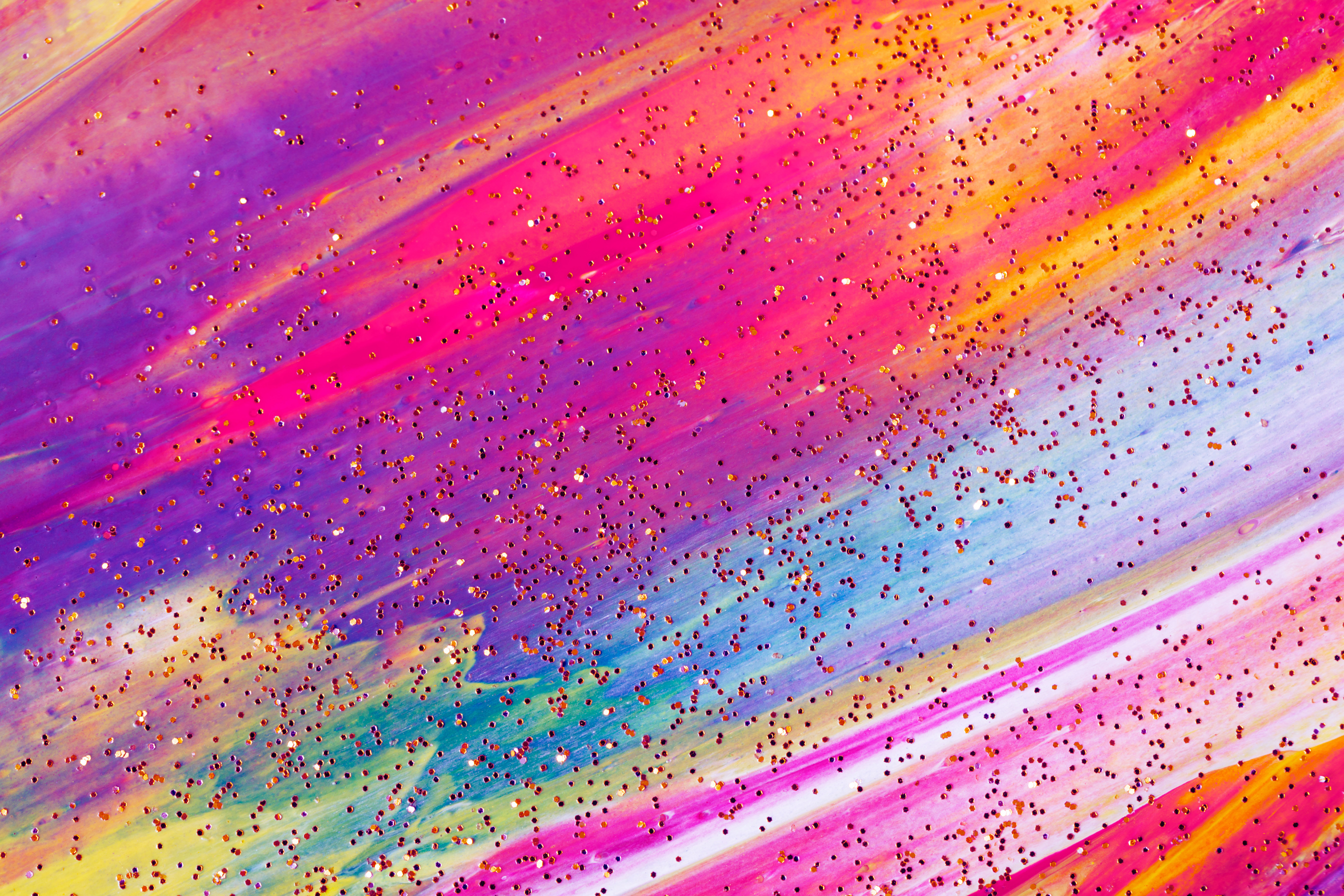 Abstract Painted Background in Glitter