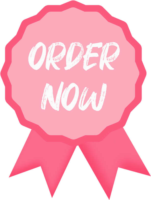 Pink Order Now Badge