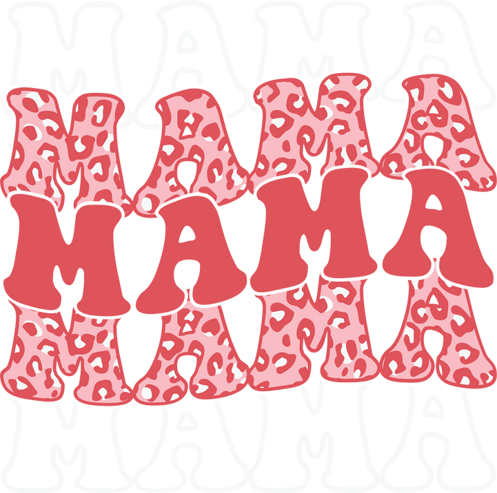 Mama Retro Leopard Mother's Day
